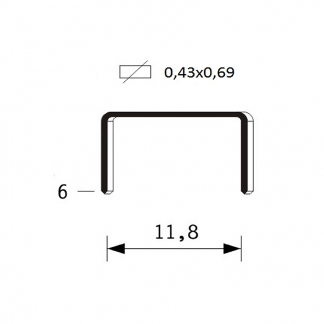 disegno tecnico di punto per spillatrice art 126