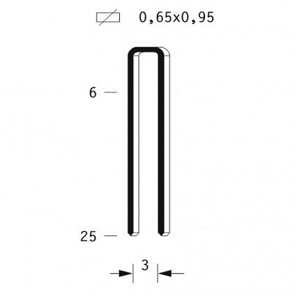 disegno tecnico di punto per spillatrice art 40