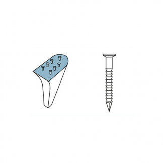 disegno tecnico di chiodi rullati